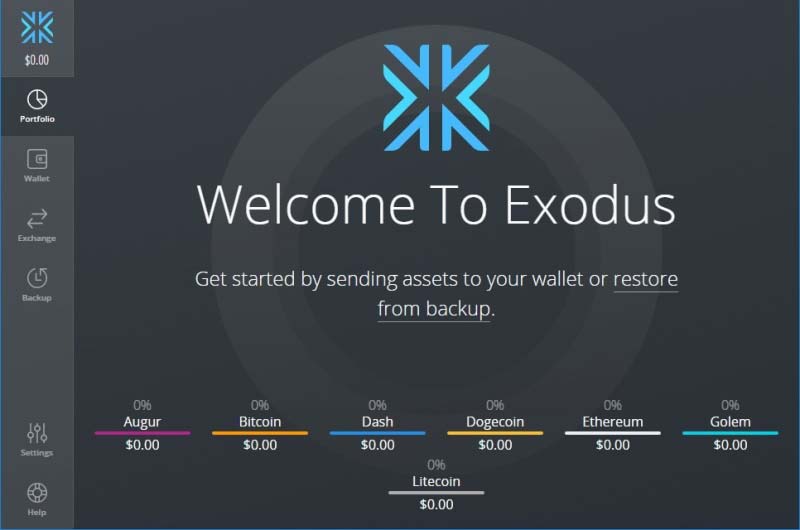 exodus wallet